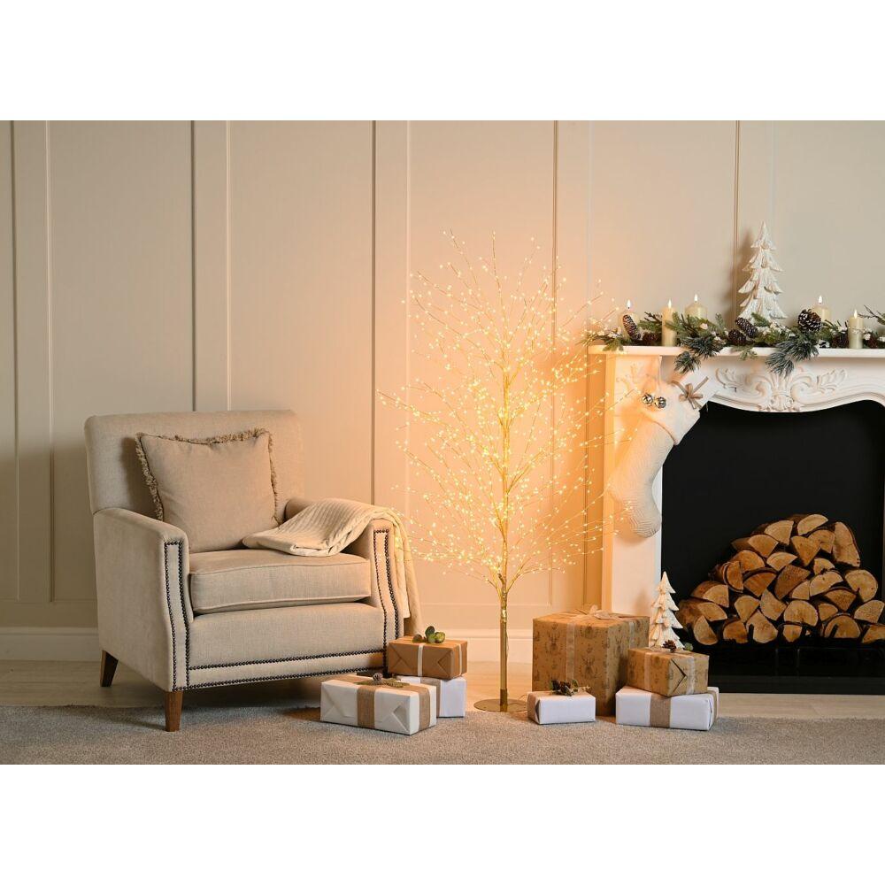 Dewdrop Warm White Micro Led Tree -120cm