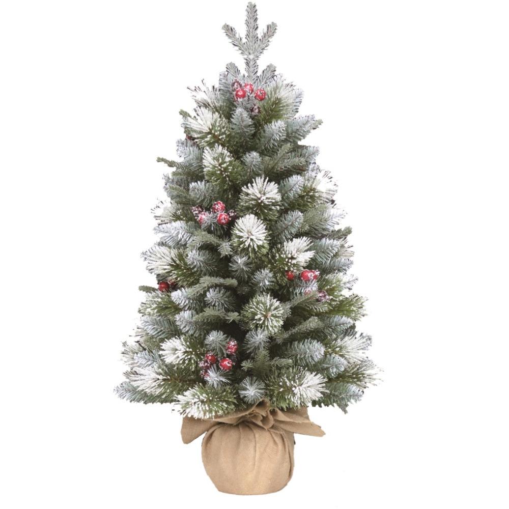 Bsf-30Bp 3' Berry Spruce Frstd. Mini Tree