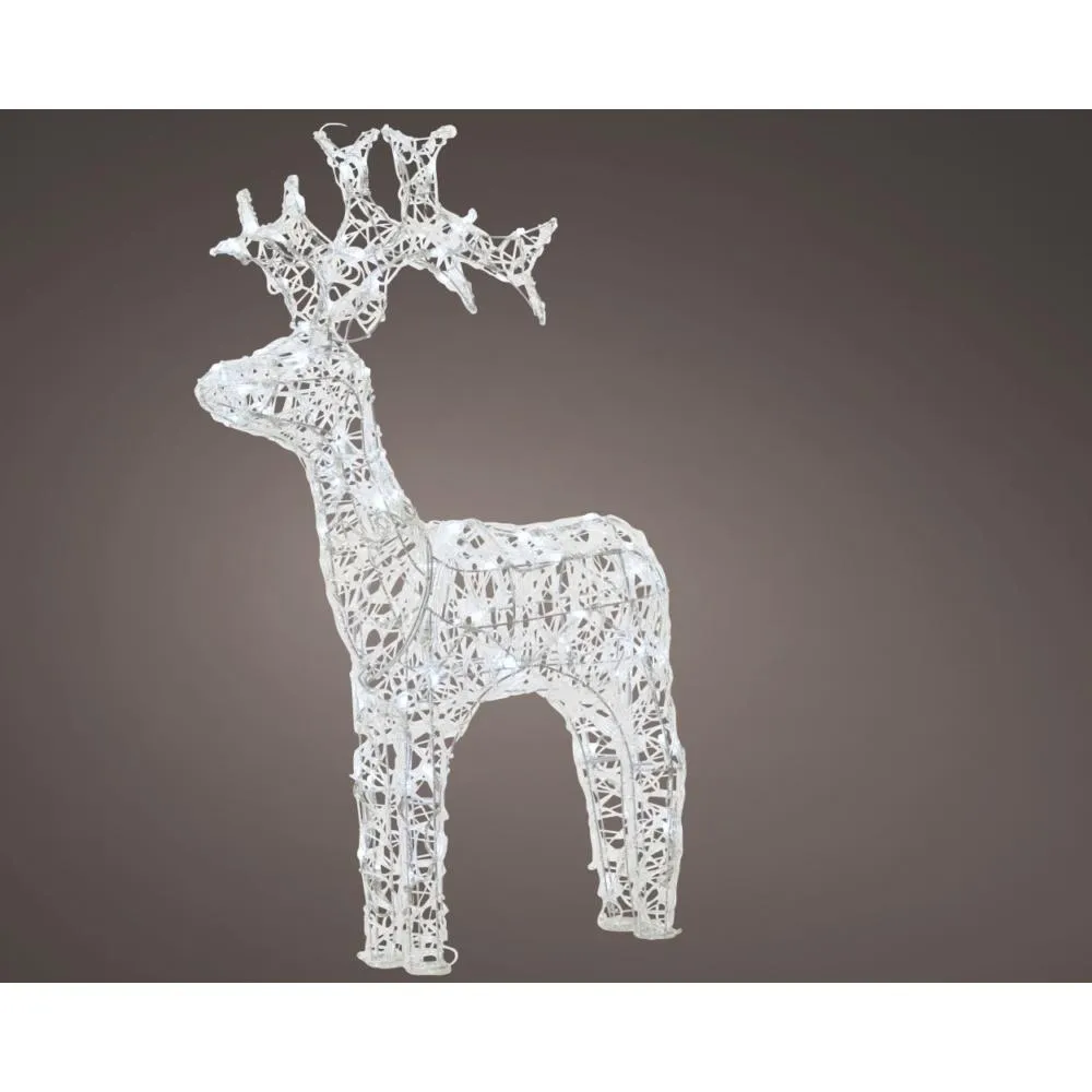 9505312 116cm Led Soft Acrylic Reindeer