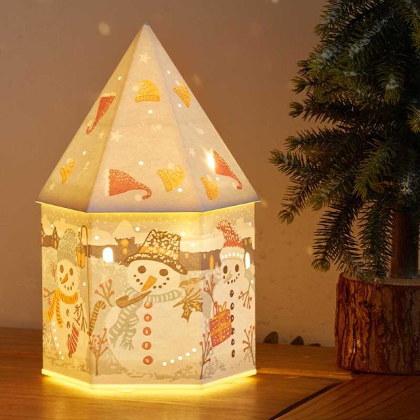 Inlit Decorhouse - Snowmen!