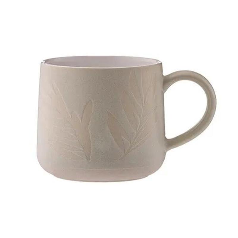 Botanical Olive Leaf Grey Mug