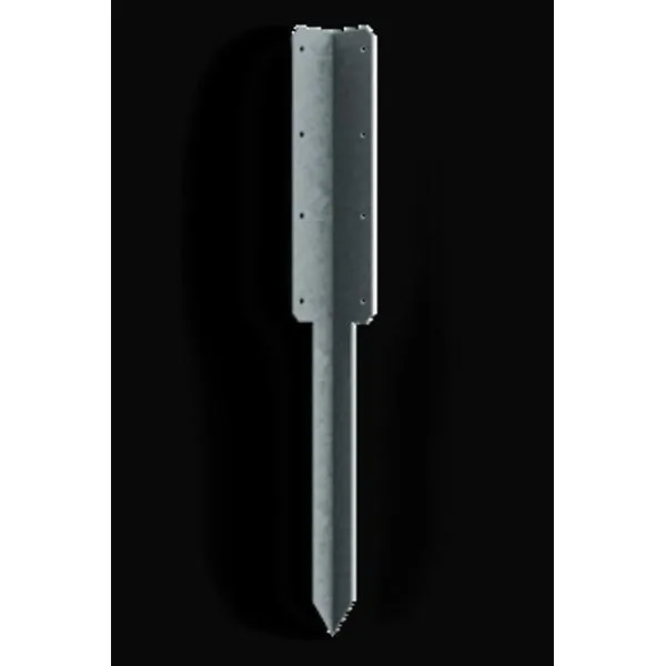 Railway Sleeper Corner Pin Double Bracket Galvanised