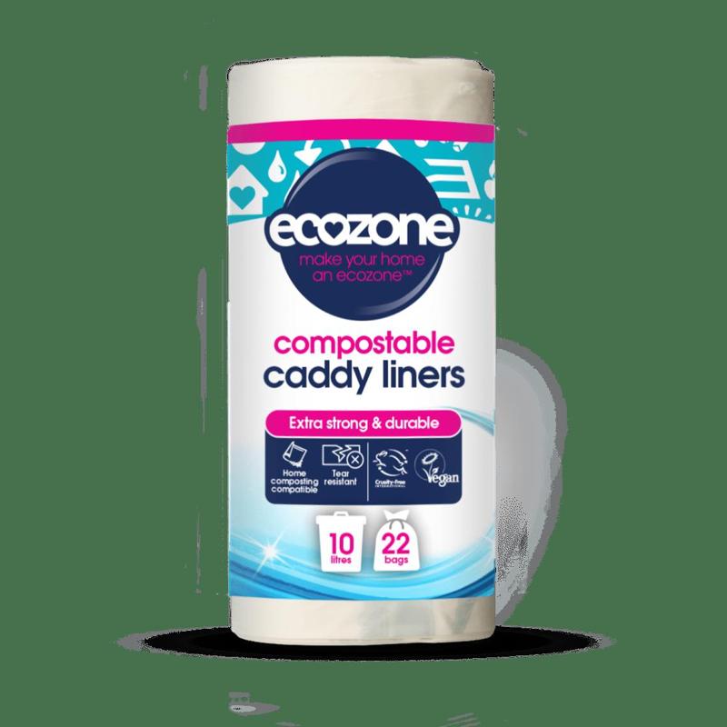 Ecozone Caddy Bin Liners 10L 22Pk