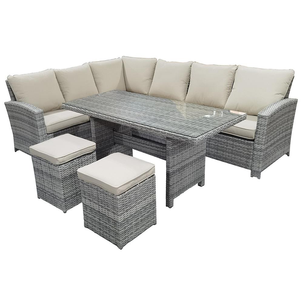 Tuscany Rattan Corner Dining Set