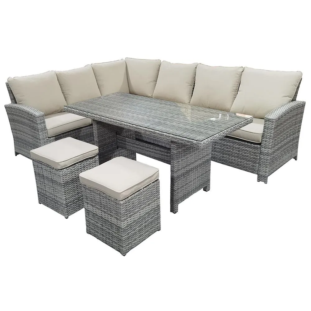 Tuscany Rattan Corner Dining Set