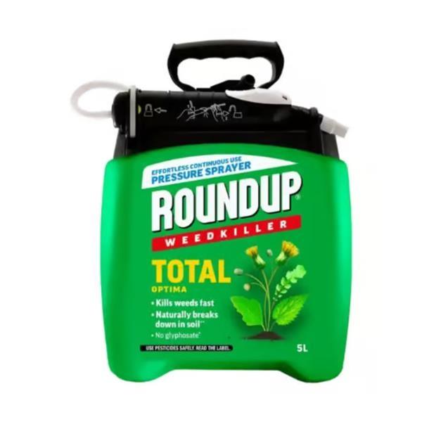 Roundup Total Optima Weedkiller Rtu - 5L