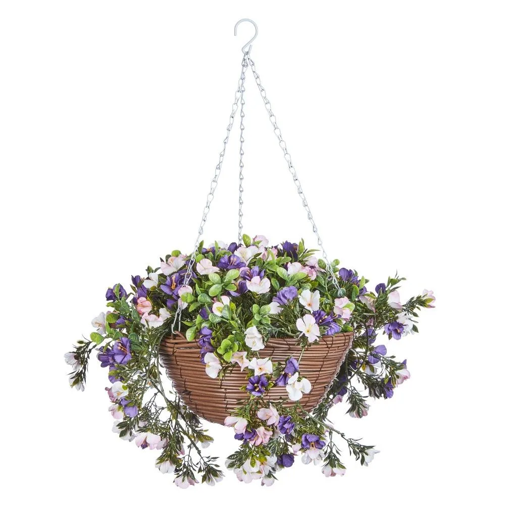 Petunias Hanging Regal Basket
