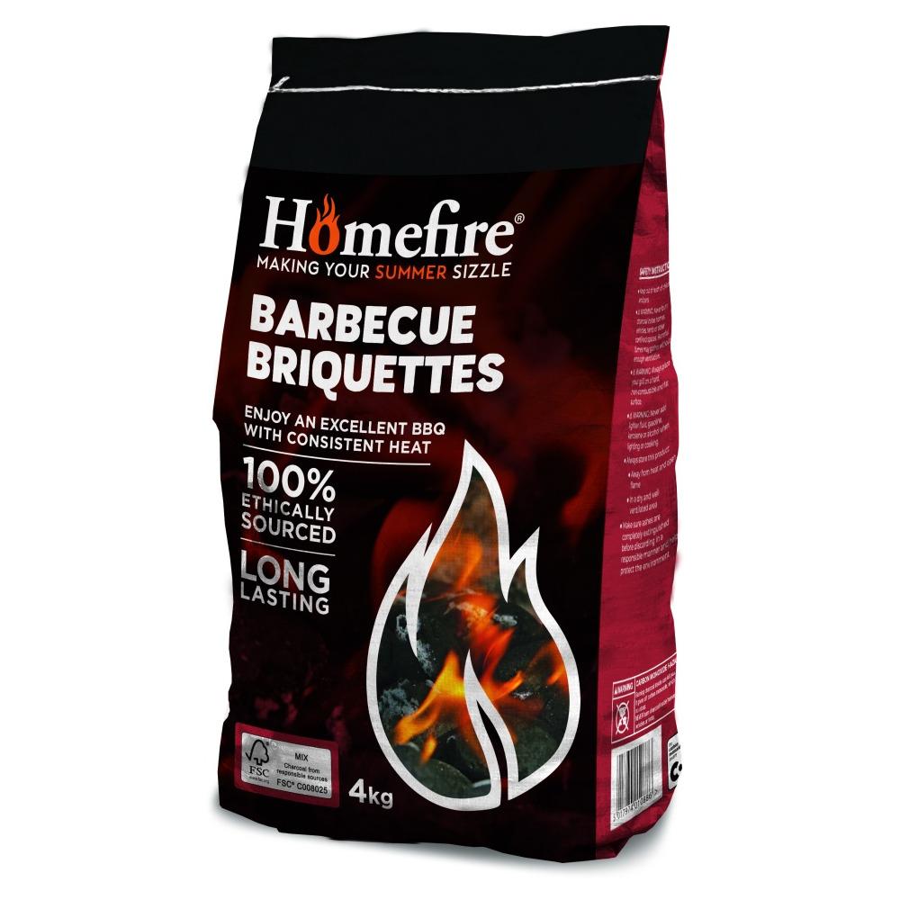 Charcoal Bbq Briquettes - 4Kg
