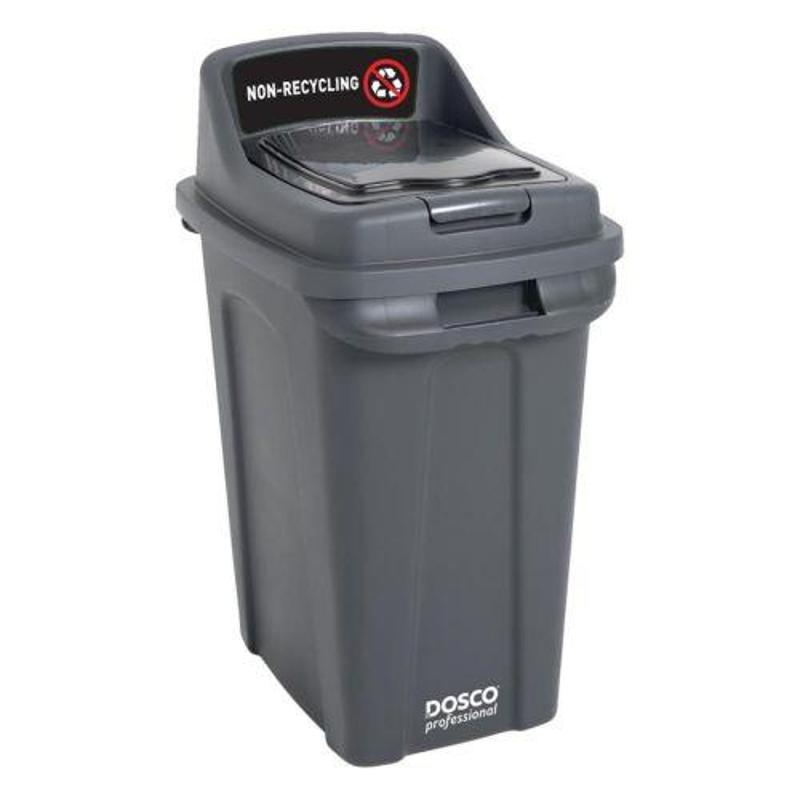 70L Recycling Bin - Black