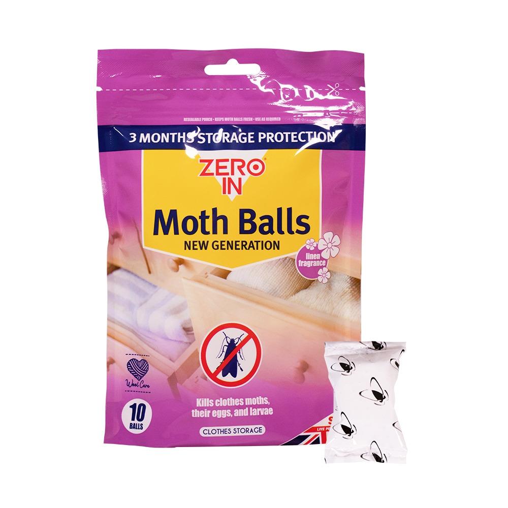 Zero In® New Generation Moth Balls - 10 Pack
