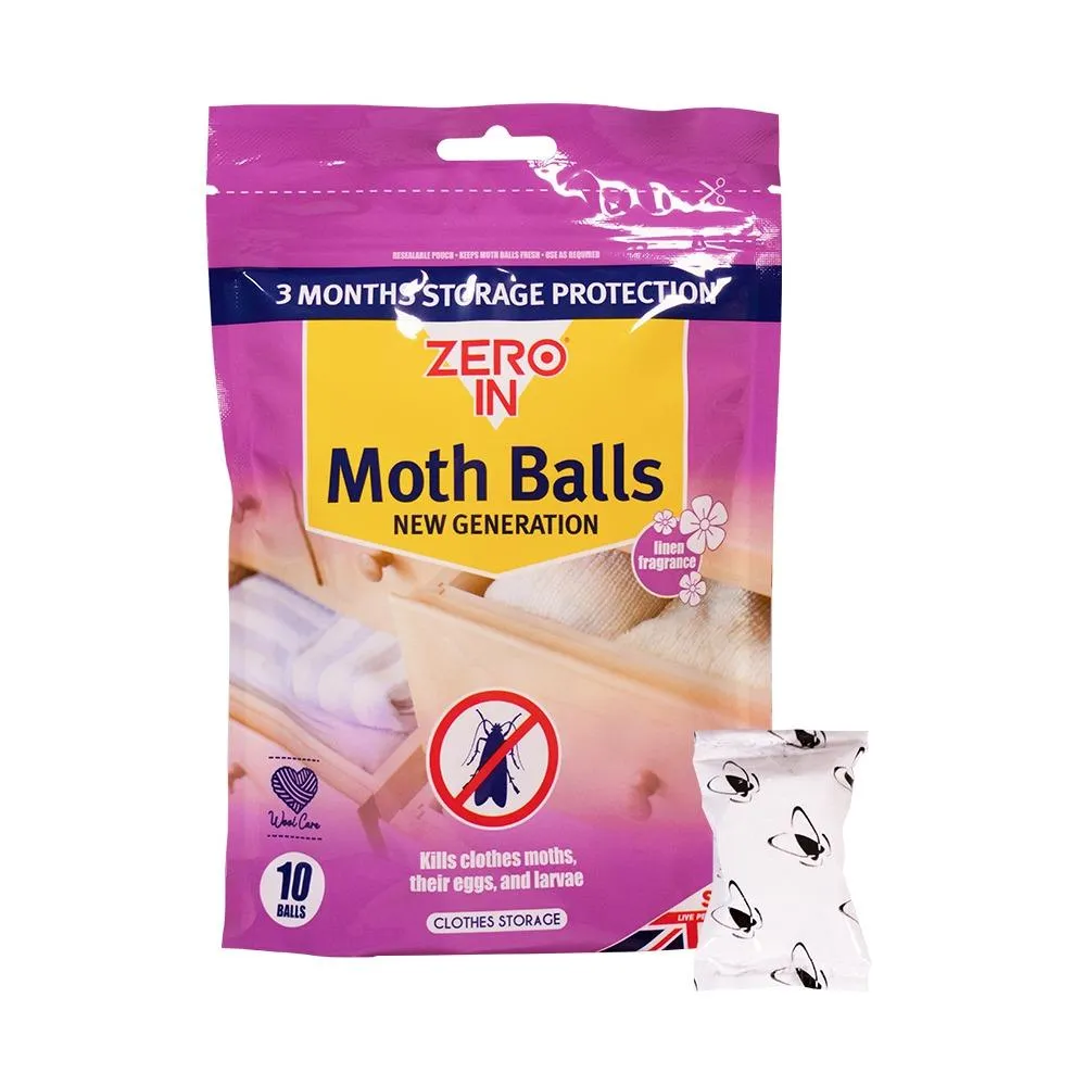 Zero In® New Generation Moth Balls - 10 Pack