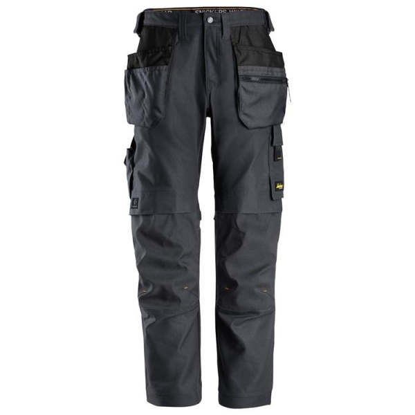 Snickers Canvas Stretch Trousers Grey 44