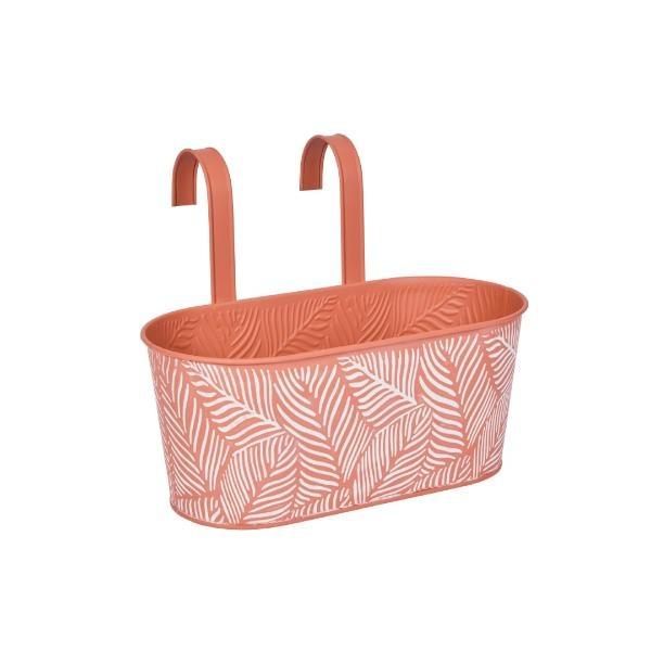 12In Fence & Balcony Hanging Planter - Fern - Terracotta
