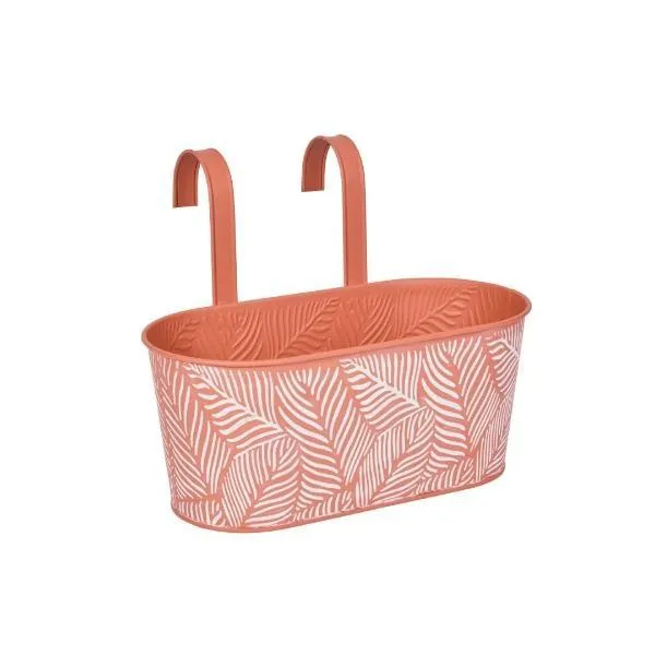 12In Fence & Balcony Hanging Planter - Fern - Terracotta