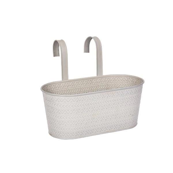 12In Fence & Balcony Hanging Planter - Aztec - Slate