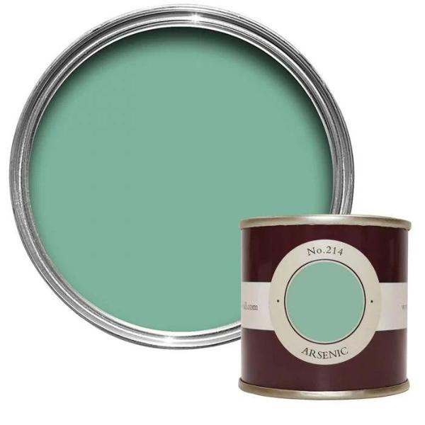 Farrow & Ball 100ml Sample Pot Arsenic No. 214