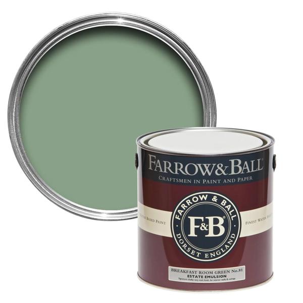Farrow & Ball 100ml Sample Pot Breakfast Room Green No. 81