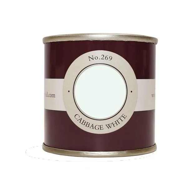 Farrow & Ball 100ml Sample Pot Cabbage White No. 269