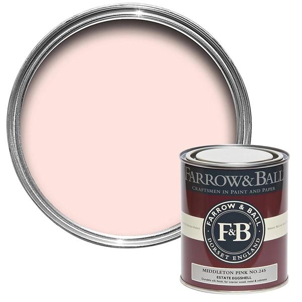 Farrow & Ball 100ml Sample Pot Middleton Pink No. 245