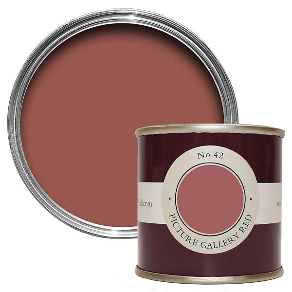 Farrow & Ball 100ml Sample Pot Picture Gallery Red No. 42