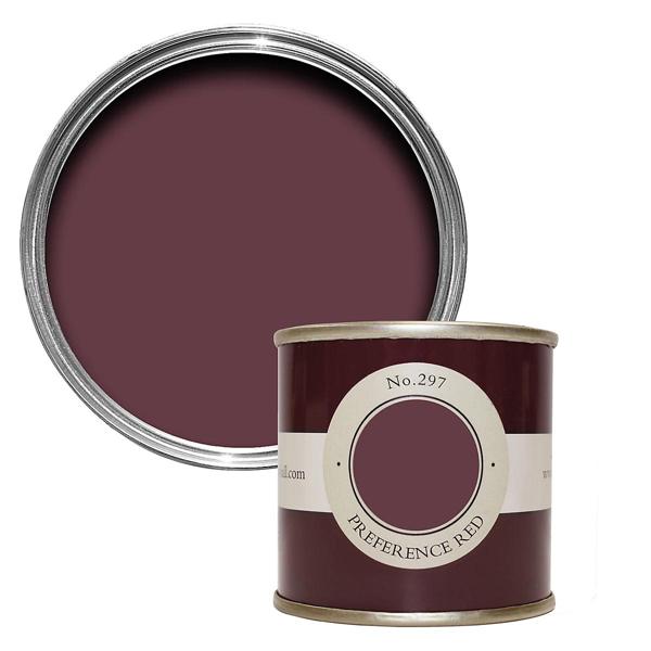 Farrow & Ball 100ml Sample Pot Preference Red No.297