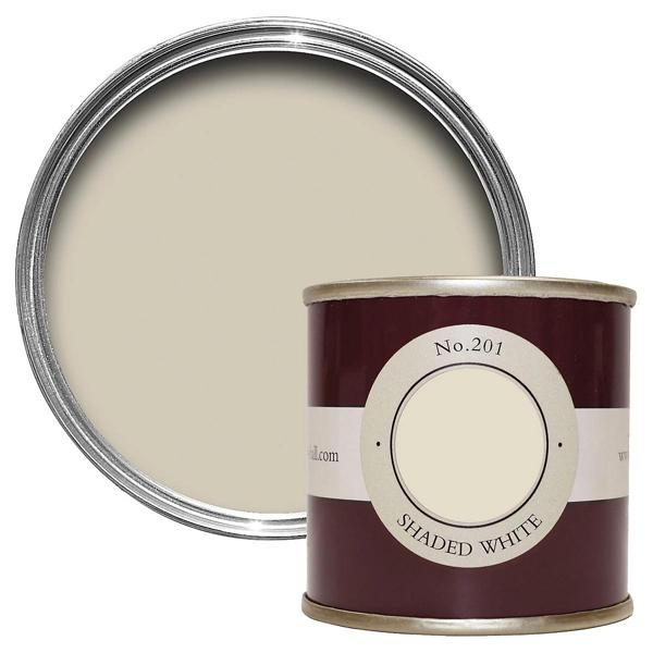 Farrow & Ball 100ml Sample Pot Shaded White No. 201