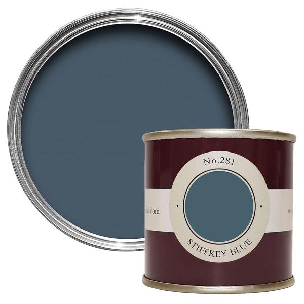 Farrow & Ball 100ml Sample Pot Stiffkey Blue No 281