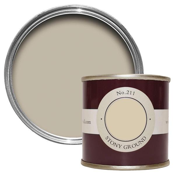 Farrow & Ball 100ml Sample Pot Stony Ground No. 211