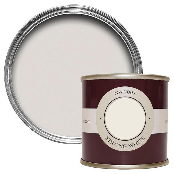 Farrow & Ball 100ml Sample Pot Strong White No. 2001