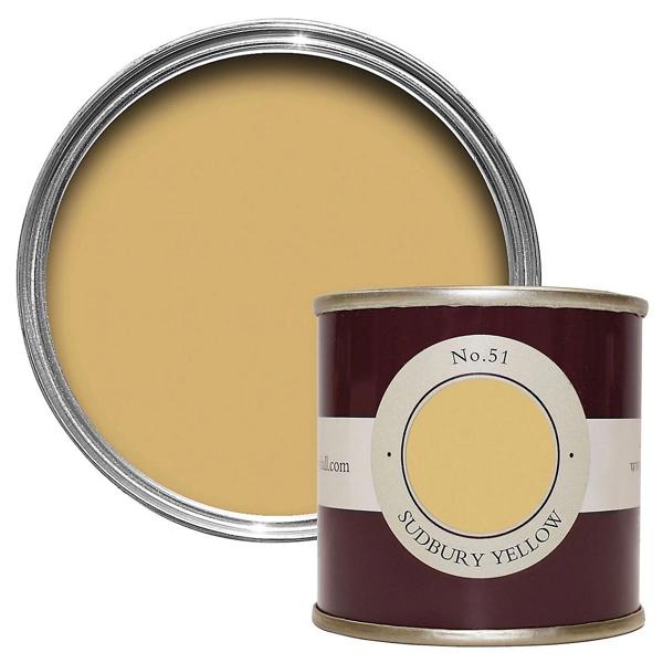 Farrow & Ball 100ml Sample Pot Sudbury Yellow No. 51