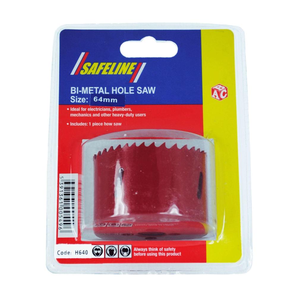 Safeline 64.0mm Bi - Metal Hole Saws