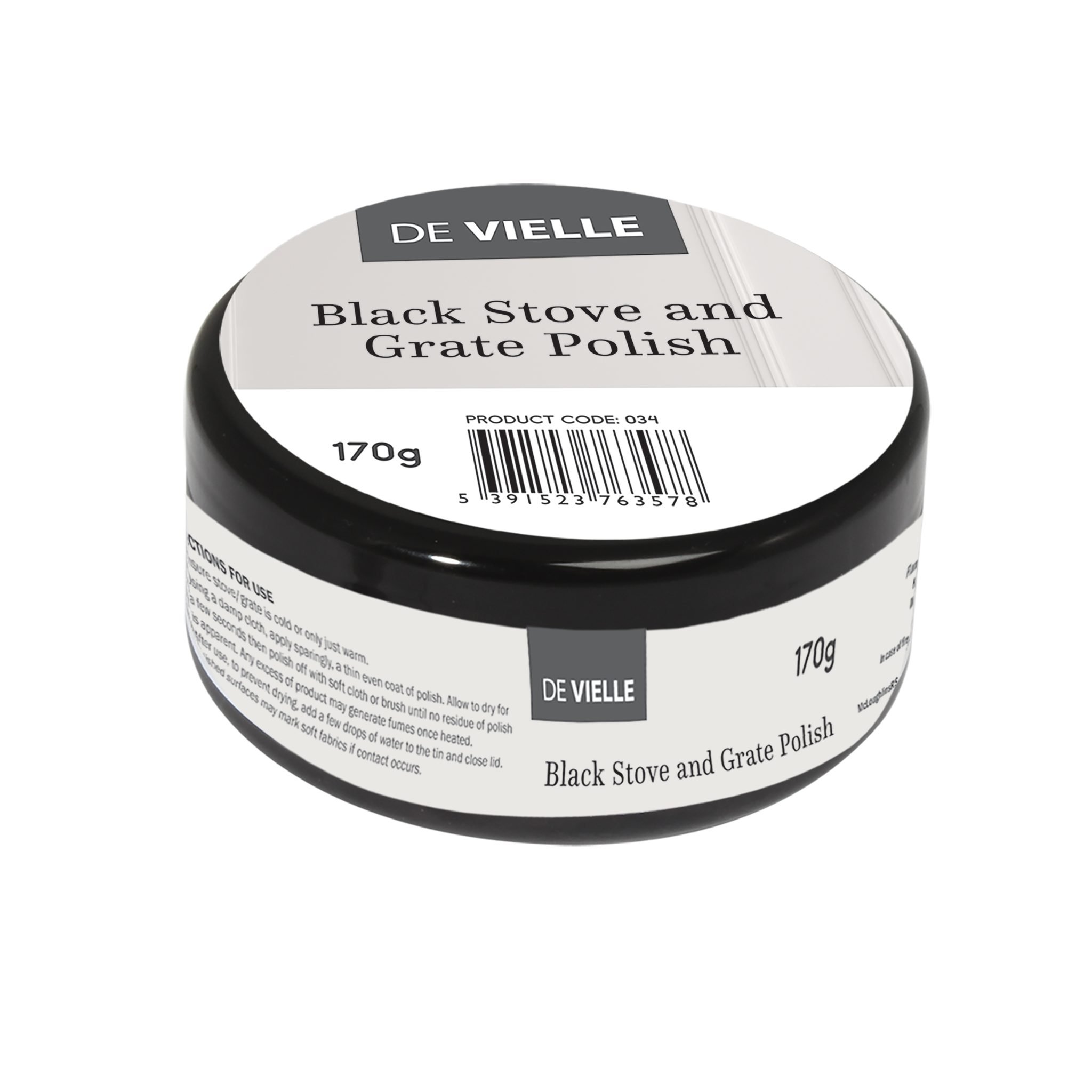 De Vielle Stove & Grate Polish 170G