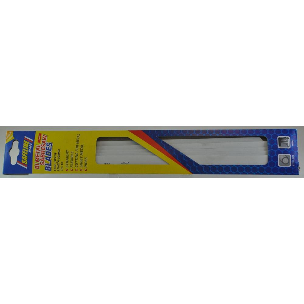 Safeline Bimetal Jsek116 Sabresaw Steel Blade 14 Tpi 300mm (5)
