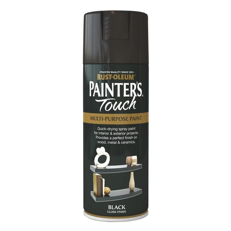 Rust Oleum Painter'S Touch 400ml Gloss Black