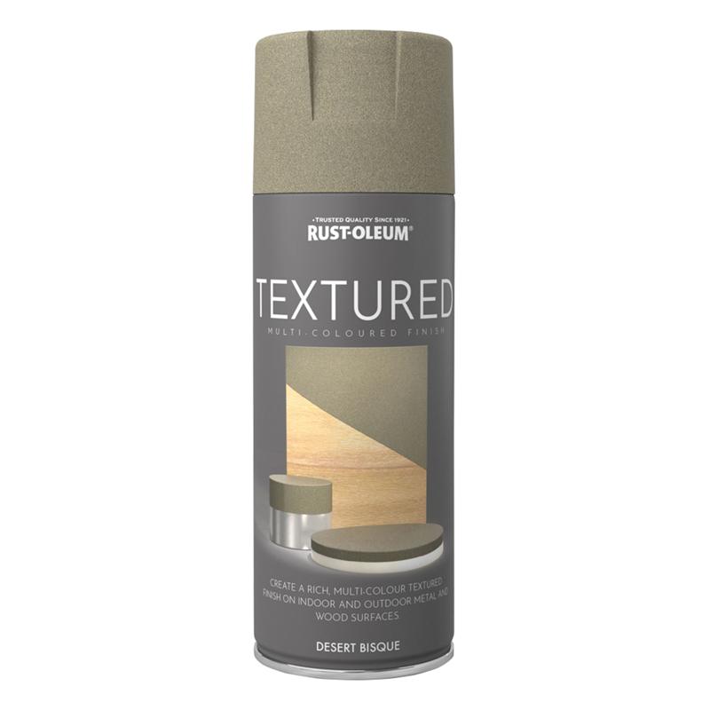 Rust Oleum Textured Spray Paint 400ml Desert Bisque