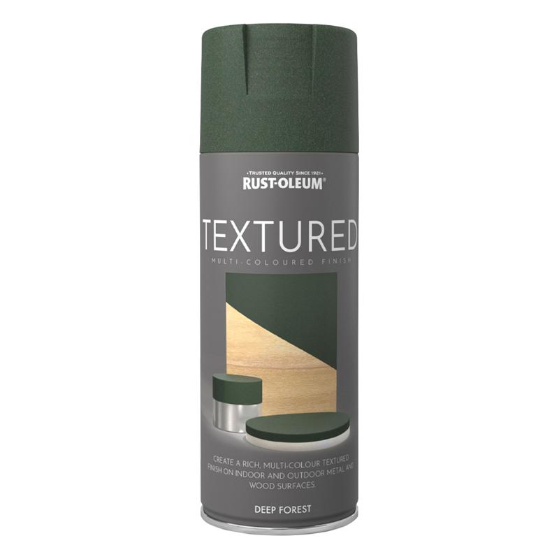 Rust Oleum Textured Spray Paint 400ml Deep Forrest