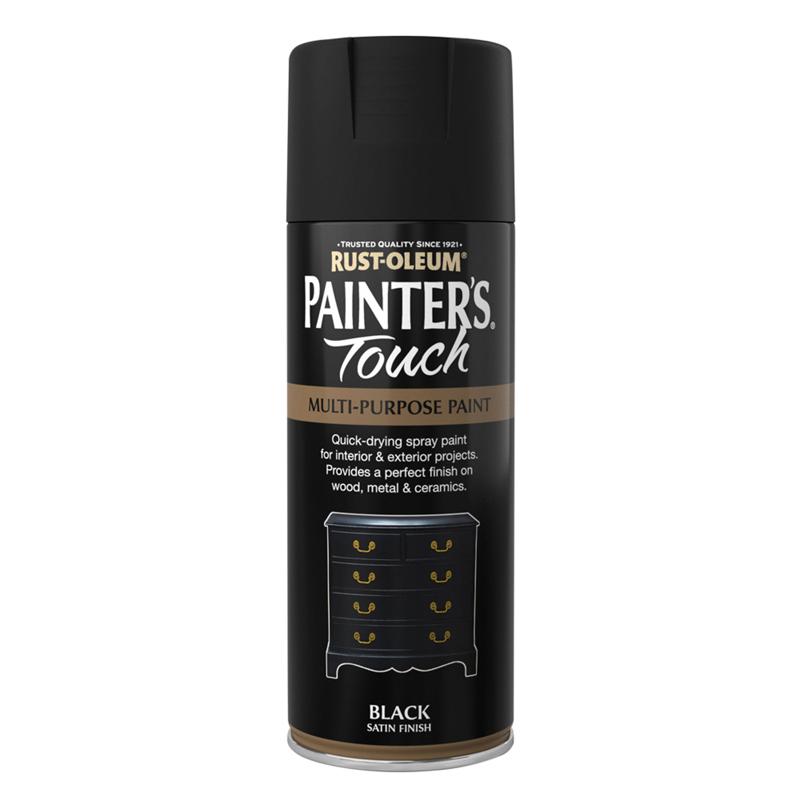 Rust Oleum Painter'S Touch 400ml Satin Black
