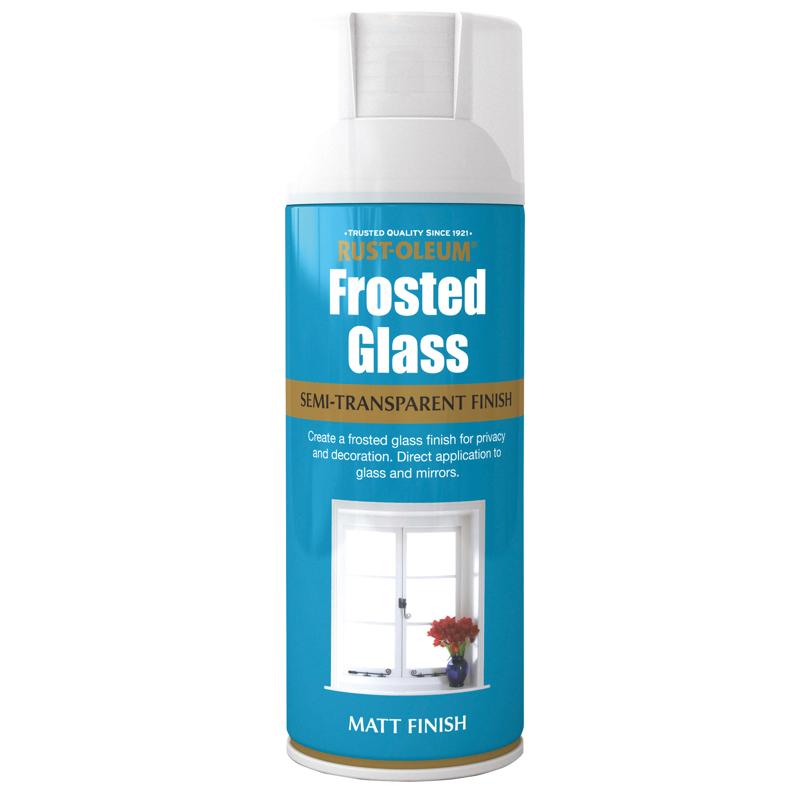 Rust Oleum Frosted Glass Spray Paint 400ml Matt