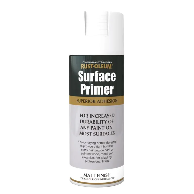 Rust Oleum Surface Primer 400ml Matt White