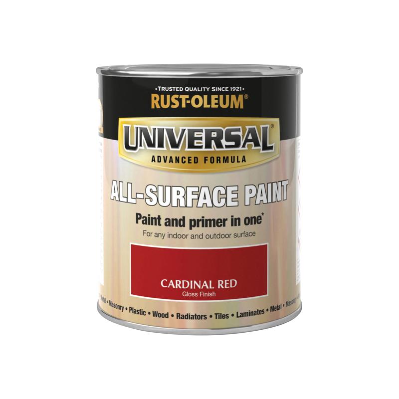 Rust Oleum Universal All Surface Paint 250ml Cardinal Red