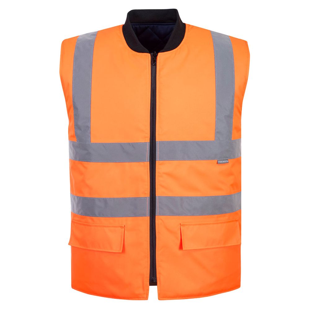 Portwest Hi-Vis Reversible Bodywarmer S S469