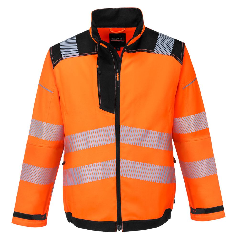 Portwest Hi-Vis Work Jacket Sml T500