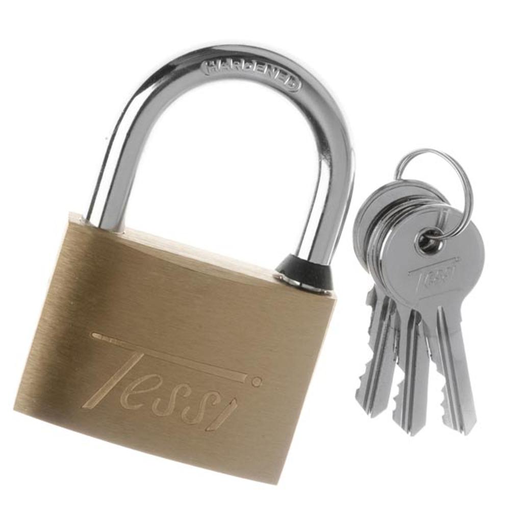Tessi 60mm Brass Padlock
