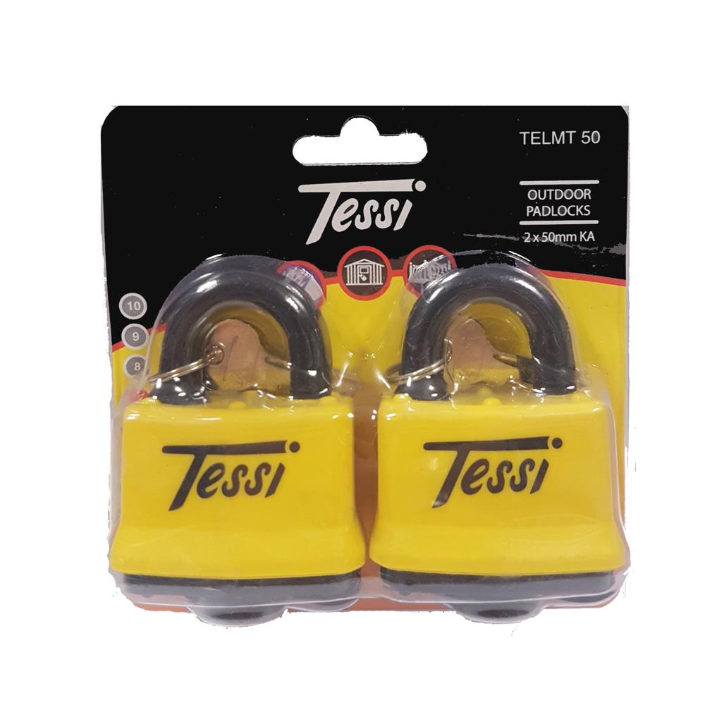 Tessi Twin Pack Outdoor Locks Ka 50mm