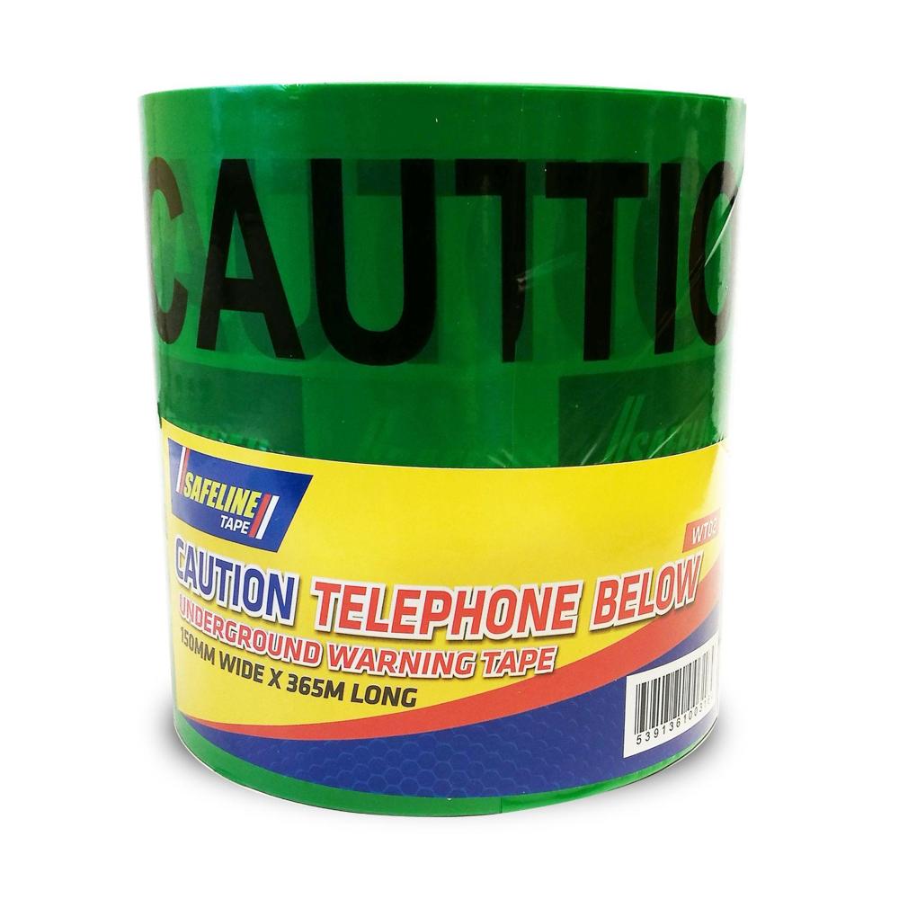 Safeline Telecom Underground Warning Tape 150mm X 365M