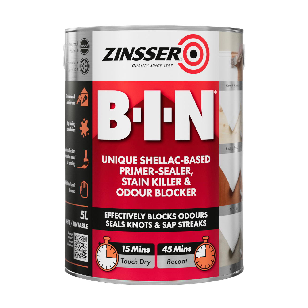 Zinsser B-I-N Primer Sealer 5L