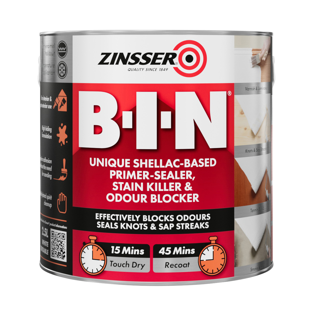 Zinsser B-I-N Primer Sealer 2.5L