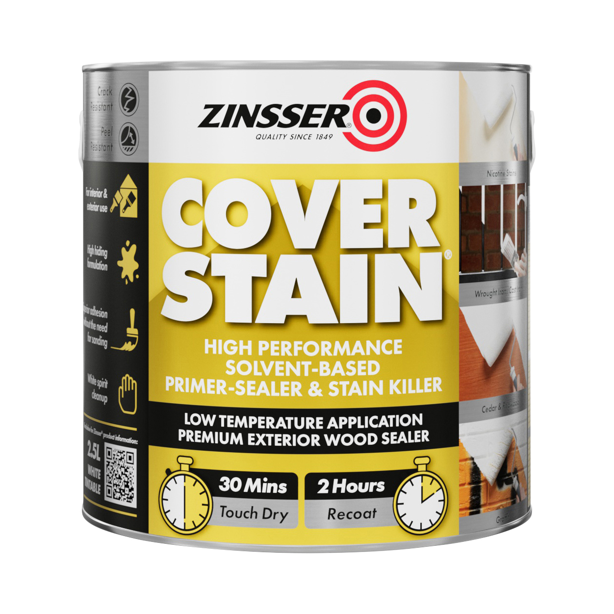 Zinsser Cover Stain Primer Sealer 2.5L