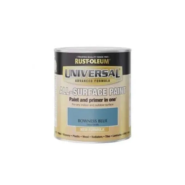 Rust Oleum Universal All Surface Paint Bowness Blue Satan 250ml