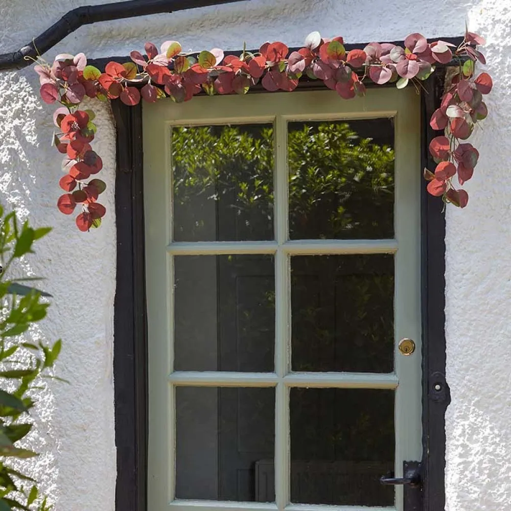 Faux Decor - Eucalyptus Garland - Violet